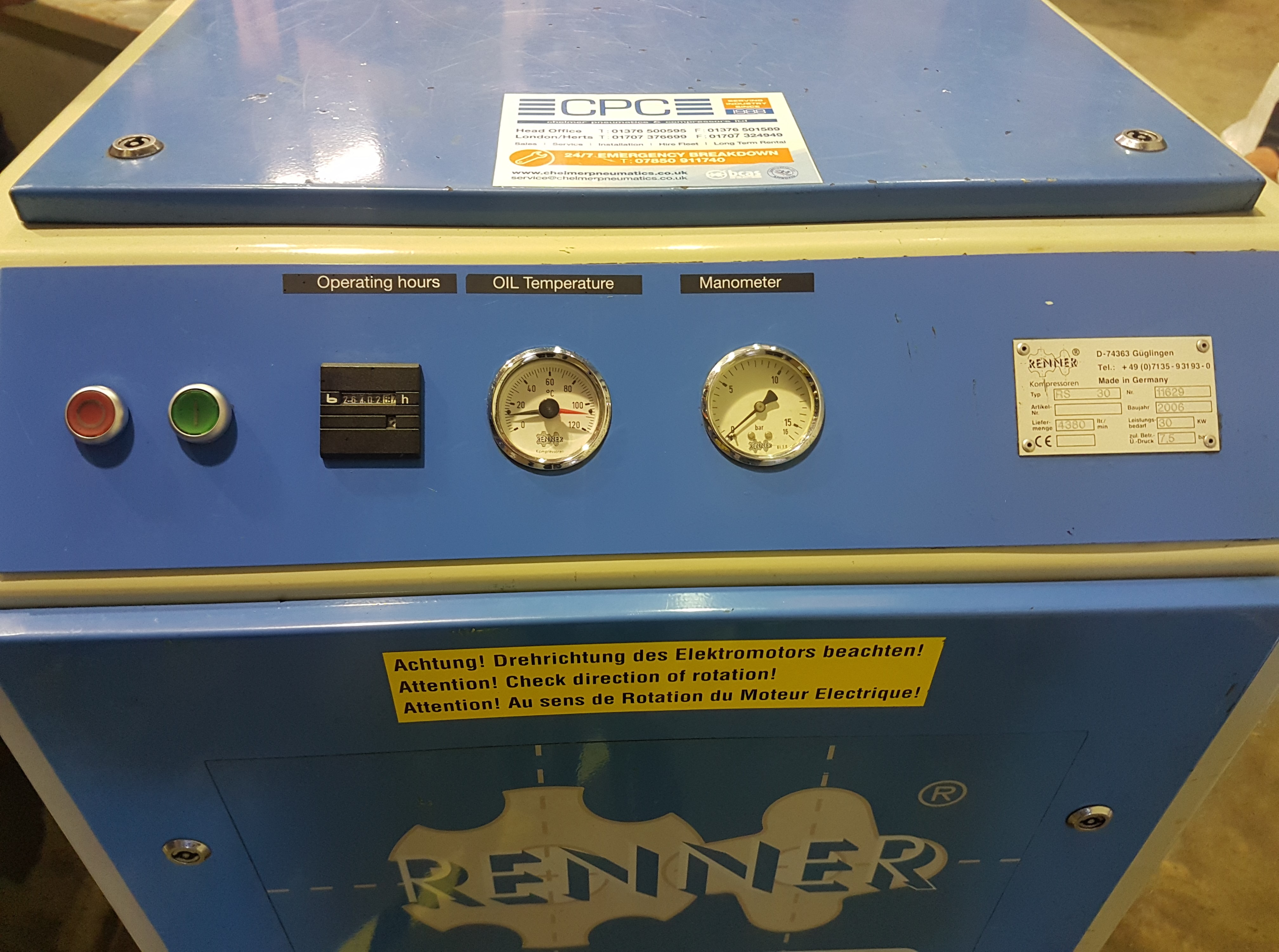 renner used compressor for sale
